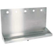 Micro Matic DP-322ELD-5 Wall Mount Drip Tray Trough W/ 1/2" Drain - 24"W X 6 3/8"D X 14"H, Stainless Steel-cityfoodequipment.com