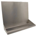 Micro Matic DP-322LD-0 Wall Mount Drip Tray Trough W/ 1/2" Drain - 16"W X 6 3/8"D X 14"H, Stainless Steel-cityfoodequipment.com
