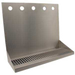 Micro Matic DP-322LD-5 Wall Mount Drip Tray Trough W/ 1/2" Drain - 16"W X 6 3/8"D X 14"H, Stainless Steel-cityfoodequipment.com