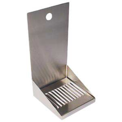 Micro Matic DP-721D Wall Mount Drip Tray Trough W/ 1/2" Drain - 6"W X 6"D X 11"H, Stainless Steel-cityfoodequipment.com
