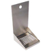 Micro Matic DP-721D Wall Mount Drip Tray Trough W/ 1/2" Drain - 6"W X 6"D X 11"H, Stainless Steel-cityfoodequipment.com