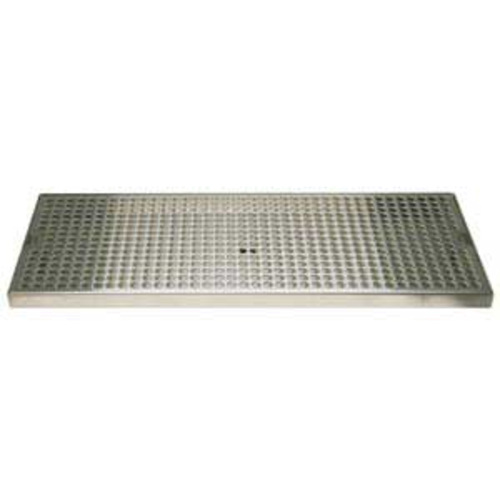 Micro Matic DP-820D-18 Surface Mount Drip Tray Trough W/ 5/8" Drain - 18"W X 8"D, Stainless Steel-cityfoodequipment.com