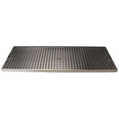 Micro Matic DP-820D-24 Surface Mount Drip Tray Trough w/ 5/8" Drain - 24"W x 8"D, Stainless Steel-cityfoodequipment.com