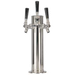 Micro Matic DS-133-PSS Countertop Column Draft Beer Tower w/ (3) Faucets - Air Cooled, Stainless Steel-cityfoodequipment.com