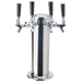 Micro Matic DS-144-PSS Countertop Column Draft Beer Tower W/ (4) Faucets - Air Cooled, Stainless Steel-cityfoodequipment.com