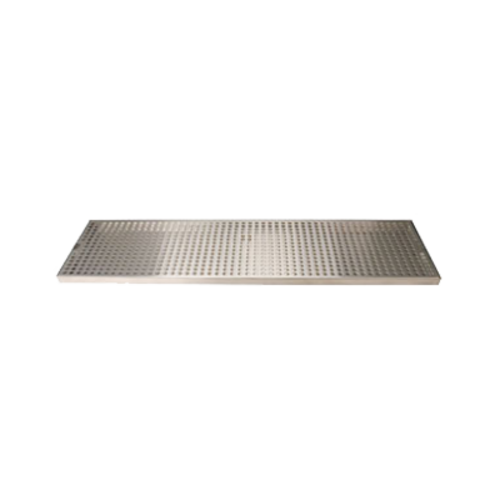 Micro Matic DP-820D-36 Surface Mount Drip Tray Trough W/ 5/8" Drain - 36"W X 8"D, Stainless Steel-cityfoodequipment.com