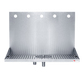 Micro Matic DP-322LD-5GR Wall Mount Drip Tray Trough W/ Glass Rinser & 1/2" Drain - 16"W X 6 3/8"D X 14"H, Stainless Steel-cityfoodequipment.com