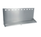 Micro Matic DP-332ELD-10-3 Wall Mount Drip Tray Trough w/ 1/2" Drain - 36"W x 6 3/8"D x 14"H, Stainless Steel-cityfoodequipment.com