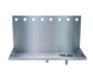 Micro Matic DP-322ELD-8GR Wall Mount Drip Tray Trough W/ Glass Rinser & 1/2" Drain - 24"W X 6 3/8"D X 14"H, Stainless Steel-cityfoodequipment.com