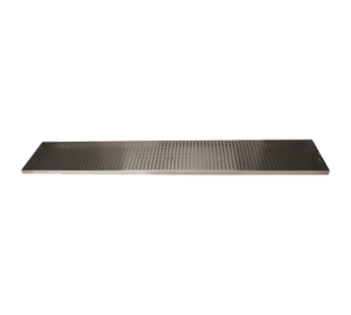 Micro Matic DP-820D-72 Surface Mount Drip Tray Trough w/ 5/8" Drain - 72"W x 8"D, Stainless Steel-cityfoodequipment.com