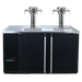 Micro Matic MDD58W-E-E 59 1/2" Dual Zone Wine Dispenser W/ (8) 1/6 Size Keg Capacity - (2) Columns & (8) Taps, Black, 115v-cityfoodequipment.com