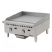 Migali C-G24T 24" Gas Griddle W/ Thermostatic Controls - 1" Steel Plate, Convertible-cityfoodequipment.com