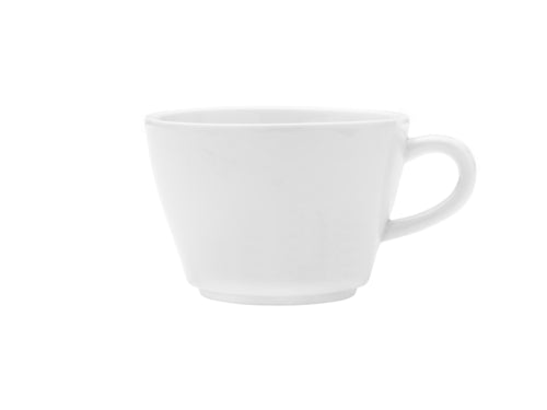 Mikasa Hospitality 8 1/2 oz Bistro Coffee Cup - Porcelain, White (5292268)-cityfoodequipment.com