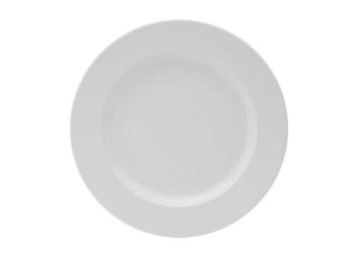 Mikasa Hospitality 12" Round Galleria Plate - Porcelain, White (5302585)-cityfoodequipment.com