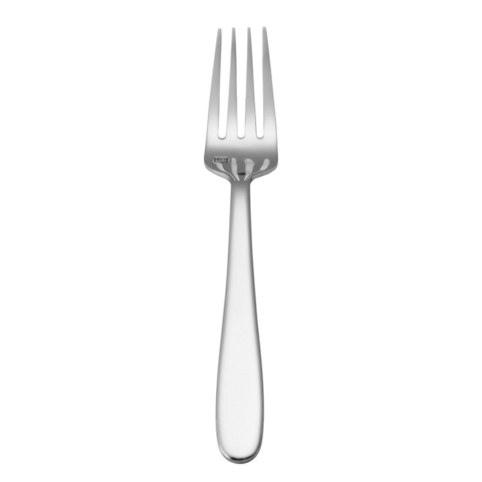 Mikasa Hospitality 7 1/2" Dessert Fork with 18/10 Stainless Grade, City Limit Satin Pattern (5268329)-cityfoodequipment.com