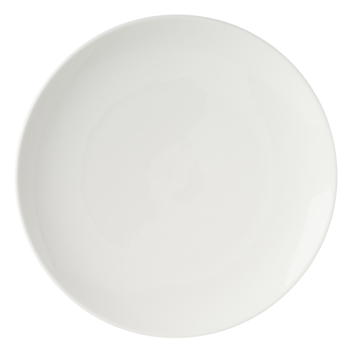 Mikasa Hospitality 10" Round Bistro Blanc Coupe Plate - Porcelain, White (5292243)-cityfoodequipment.com