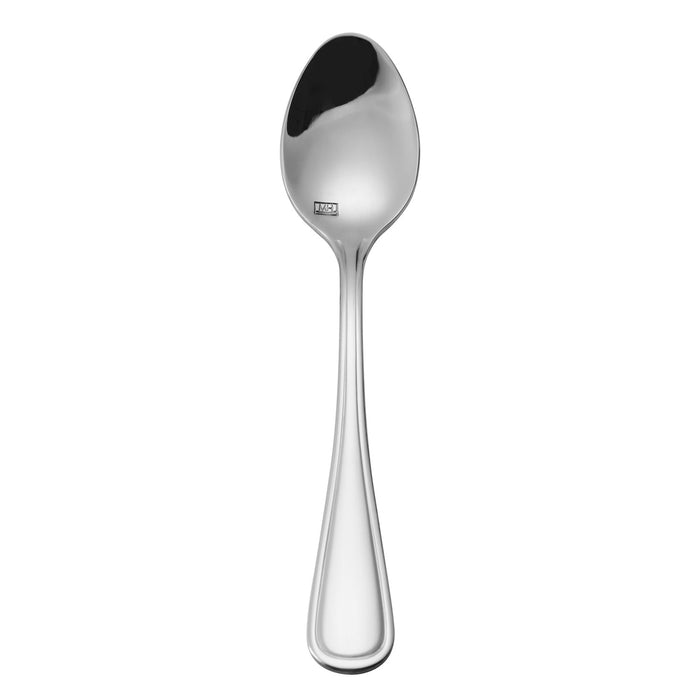 Mikasa Hospitality 6 11/50" Teaspoon with 18/10 Stainless Grade, Mikasa Rim Pattern (5273068)-cityfoodequipment.com