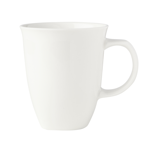 Mikasa Hospitality 12 7/10 oz Bistro Mug - Porcelain, White (5292244)-cityfoodequipment.com