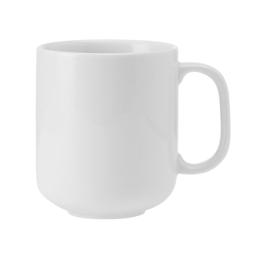 Mikasa Hospitality 11 oz Meze Mug - Porcelain, White (5302567)-cityfoodequipment.com