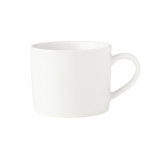 Mikasa Hospitality 7 2/5 oz Bistro Tea Cup - Porcelain, White (5292272)-cityfoodequipment.com