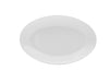 Mikasa Hospitality 11 3/4" Oval Bistro Blanc Plate - Porcelain, White (5292231)-cityfoodequipment.com