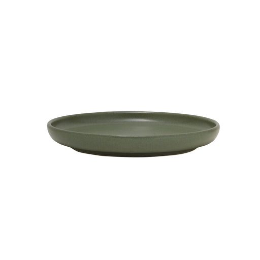 Mikasa Hospitality 6 3/4" Round Solitude Coupe Plate - Stoneware, Green (5275169)-cityfoodequipment.com
