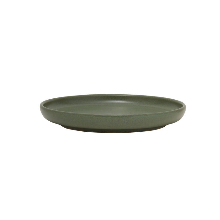 Mikasa Hospitality 6 3/4" Round Solitude Coupe Plate - Stoneware, Green (5275169)-cityfoodequipment.com