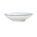 Mikasa Hospitality 13 1/2 oz Round Bistro Coupe Bowl - Porcelain, Black Pinstripe (5260384)-cityfoodequipment.com