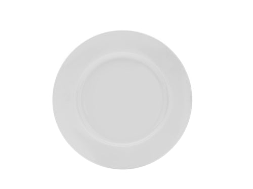 Mikasa Hospitality 9" Round Bistro Blanc Plate - Porcelain, White (5292240)-cityfoodequipment.com