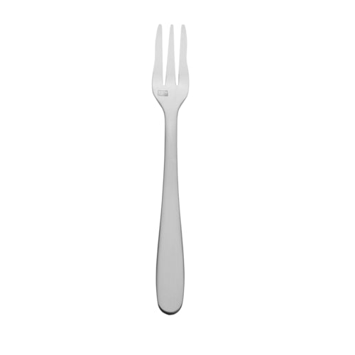 Mikasa Hospitality 5 9/10" Cocktail Fork with 18/10 Stainless Grade, City Limit Satin Pattern (5275884)-cityfoodequipment.com