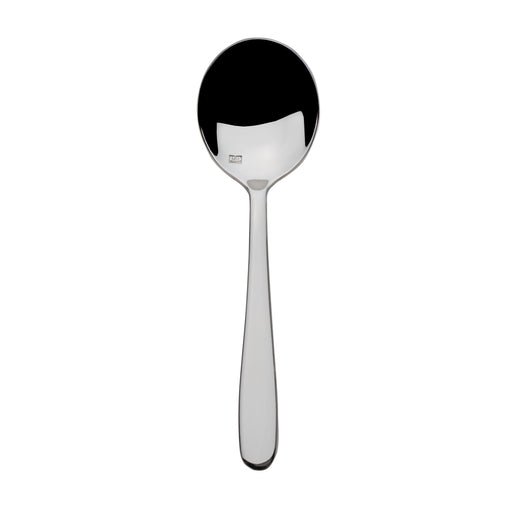 Mikasa Hospitality 6 1/10" Bouillon Spoon with 18/10 Stainless Grade, City Limit Pattern (5275879)-cityfoodequipment.com