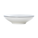 Mikasa Hospitality 8 1/2 oz Round Bistro Coupe Bowl - Porcelain, Black Pinstripe (5260383)-cityfoodequipment.com