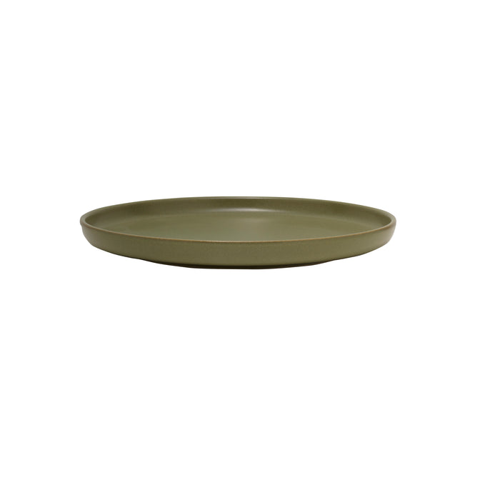 Mikasa Hospitality 11" Round Solitude Coupe Plate - Stoneware, Green (5275167)-cityfoodequipment.com