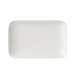 Mikasa Hospitality 9" x 5 1/5" Rectangular Bistro Blanc Platter - Porcelain, White (5292242)-cityfoodequipment.com