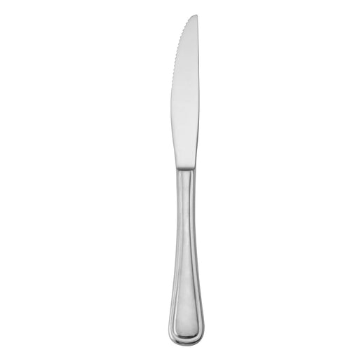 Mikasa Hospitality 9 1/5" Steak Knife with 18/10 Stainless Grade, Mikasa Rim Pattern (5273070)-cityfoodequipment.com