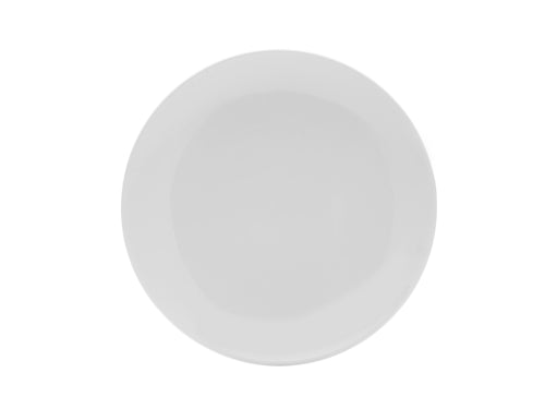 Mikasa Hospitality 9" Round Bistro Blanc Coupe Plate - Porcelain, White (5292239)-cityfoodequipment.com