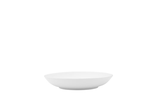 Mikasa Hospitality 9" Round Lola Coupe Deep Plate - Bone China, White (5304617)-cityfoodequipment.com