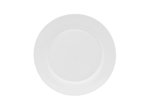 Mikasa Hospitality 12" Round Lola Plate - Bone China, White (5304707)-cityfoodequipment.com