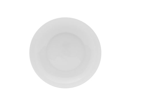 Mikasa Hospitality 9 1/5" Round Lola Deep Plate - Bone China, White (5307014)-cityfoodequipment.com