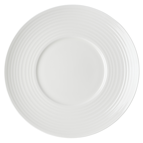 Mikasa Hospitality 11" Round Callisto Plate - Bone China, White (5312413)-cityfoodequipment.com