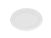 Mikasa Hospitality 9" x 6" Oval Lola Coupe Platter - Bone China, White (5304743)-cityfoodequipment.com