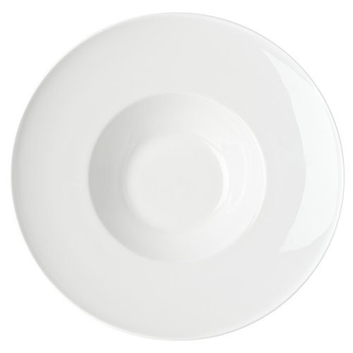 Mikasa Hospitality 10" Round Callisto Deep Plate - Bone China, White (5312402)-cityfoodequipment.com