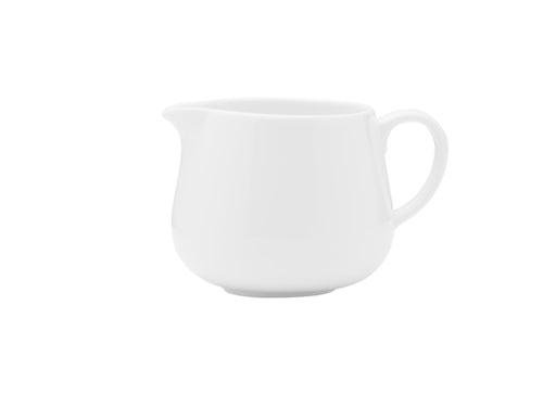 Mikasa Hospitality 12 oz Lola Creamer - Bone China, White (5304593)-cityfoodequipment.com
