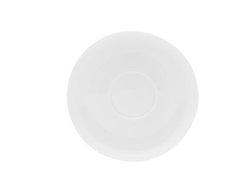 Mikasa Hospitality 6 1/10" Round Lola Saucer - Bone China, White (5307018)-cityfoodequipment.com
