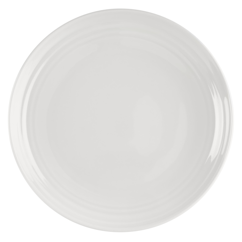Mikasa Hospitality 10" Round Terrace Coupe Plate - Bone China, White (5313798)-cityfoodequipment.com