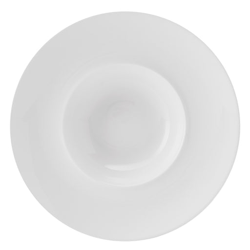 Mikasa Hospitality 11" Round Specials Deep Plate - Porcelain, White (5303435)-cityfoodequipment.com