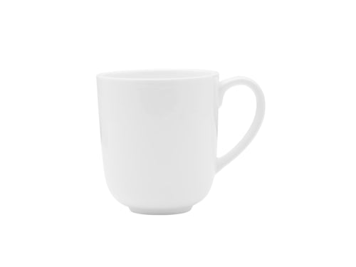 Mikasa Hospitality 11 4/5 oz Lola Coffee Mug - Bone China, White (5304711)-cityfoodequipment.com