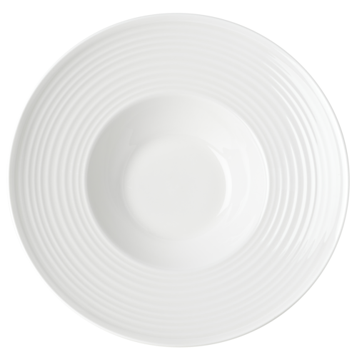 Mikasa Hospitality 9" Round Callisto Deep Plate - Bone China, White (5312408)-cityfoodequipment.com