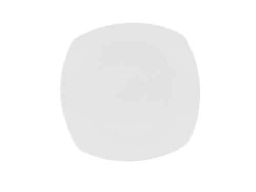Mikasa Hospitality 6" Square Lola Plate - Bone China, White (5304702)-cityfoodequipment.com