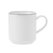 Mikasa Hospitality 11 4/5 oz Bistro Mug - Porcelain, Black Pinstripe (5305834)-cityfoodequipment.com